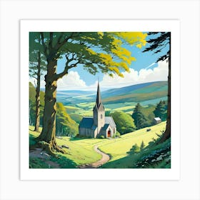 Church In The Woods Art Print