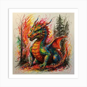 Dragon Art Print