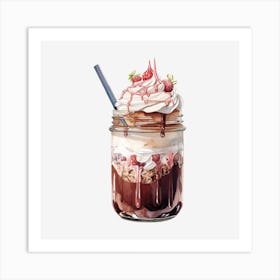 Ice Cream Sundae 20 Art Print