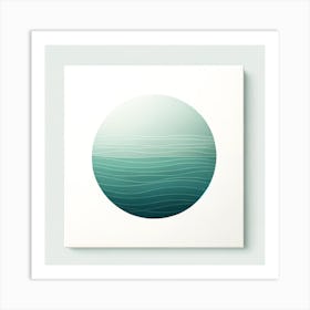 Ocean Wave Print Art Print