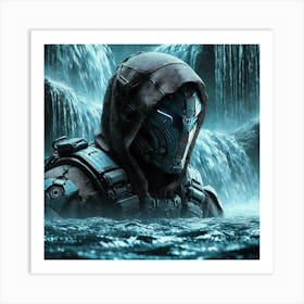 Cascade Sovereignty Scifi Torrent Scouts Blending Art Print