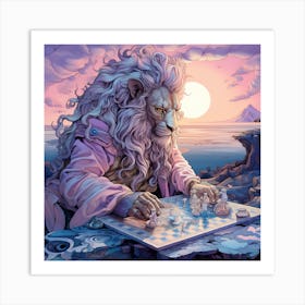 King Of Chess 3 Art Print