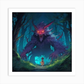 Forest Monster Art Print