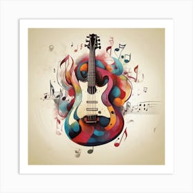 Music, Notes 3 Art Print