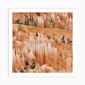 Bryce Canyon Rock Formations Art Print