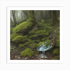 Mossy Forest Art Print