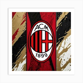 AC Milan 11 Art Print