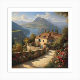 House On The Hill Art Print