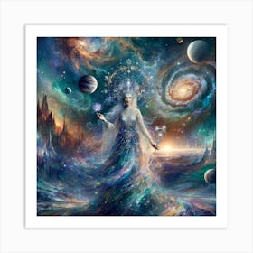 Goddess Of The Universe Art Print
