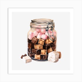 Jar Of Chocolates 1 Art Print