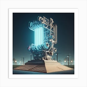 Energy Statue Art Print