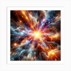 Nebula Burst 2 Art Print