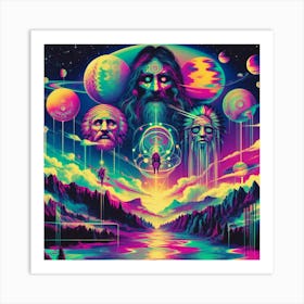 Psychedelic Art 36 Art Print