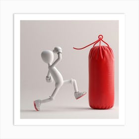 Punching Bag 2 Art Print