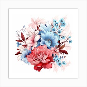 Bouquet Of Flowers 1 Art Print