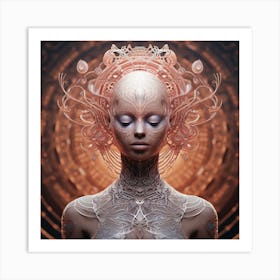 ROSE GOLD AFFLUENCE Art Print