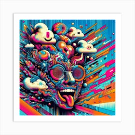 Psychedelic Art 35 Art Print