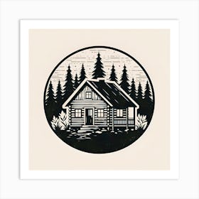 Cabin In The Woods 10 Art Print