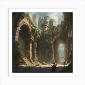 Fantasy City 113 Art Print