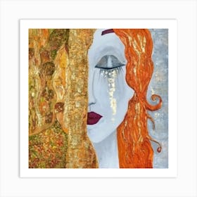 Face Of A Woman Art Print