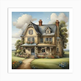 Country House Art Print 2 Art Print