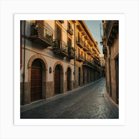 Street In Spain Art Print