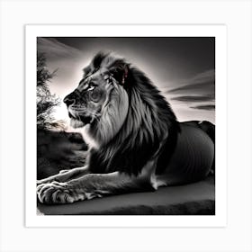 Lionnnn 1 Art Print