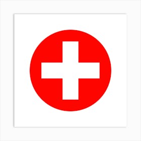 Swiss Cross Art Print