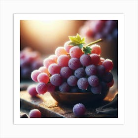 Grapes Stock Photos & Royalty-Free Images Art Print