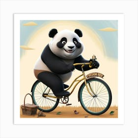 Leonardo Phoenix 09 A Playful Giant Panda With Soft Fluffy Fur 3 Art Print