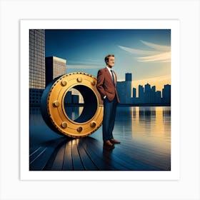 Man In The Suit Art Print