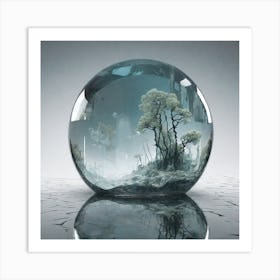 Snow Globe 1 Art Print