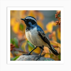 Blue-Winged Warbler 1 Art Print