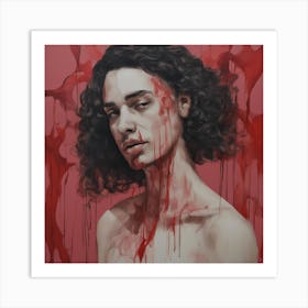 Blood - - Miguel Sines-Branco Art Print