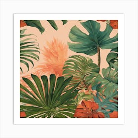 Tropical Leaves 8 Art Print