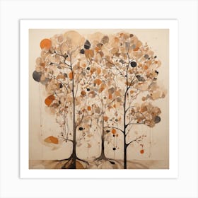 Three Trees Art Print