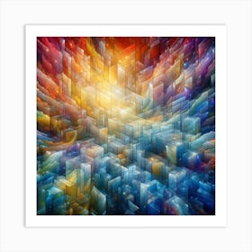 Abstract City 1 Art Print