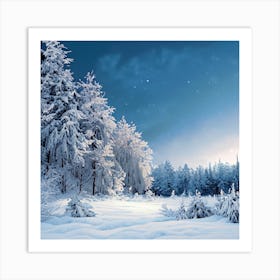 Winter Landscape Art Print