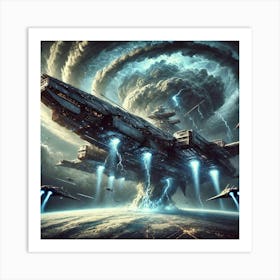 Typhoon Class Battleship Art Print