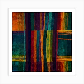 Vibrant Chaos Intersection Art Print