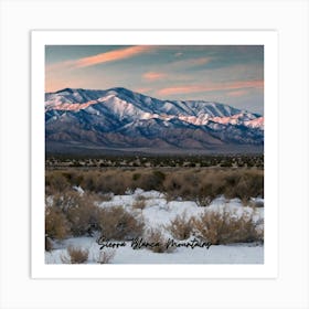 Sierra Blanca Mountains Art Print