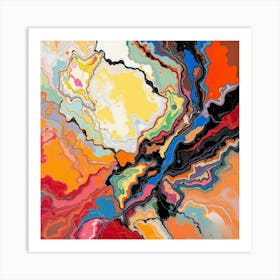 Abstract Painting 71 Art Print