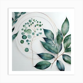 Eucalyptus Tree art Art Print