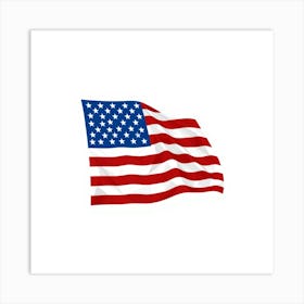 American Flag Art Print