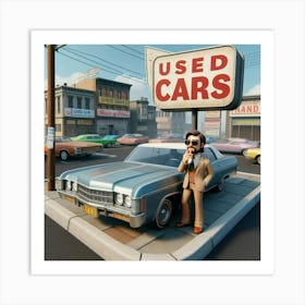 Used Cars 8 Art Print