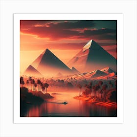 Egyptian Sunrise Art Print