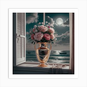 Vase Of Flowers 2 Art Print