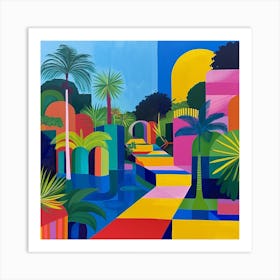 Abstract Park Collection Ibirapuera Park Salvador 3 Art Print