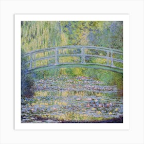 The Waterlily Pond With The Japanese Bridge Art Print