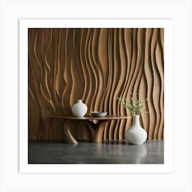 Wavy Wall 25 Art Print